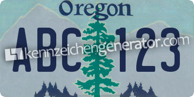 Kennzeichen Oregon USA
